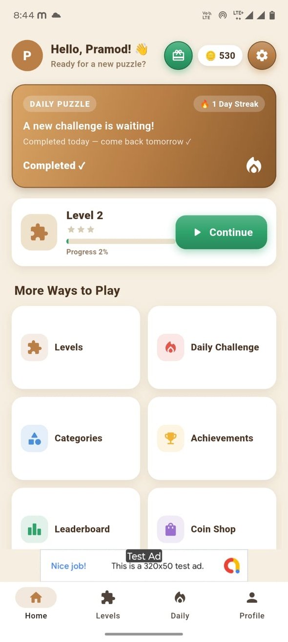 BlockFit | Wood Block Puzzle Flutter Game App