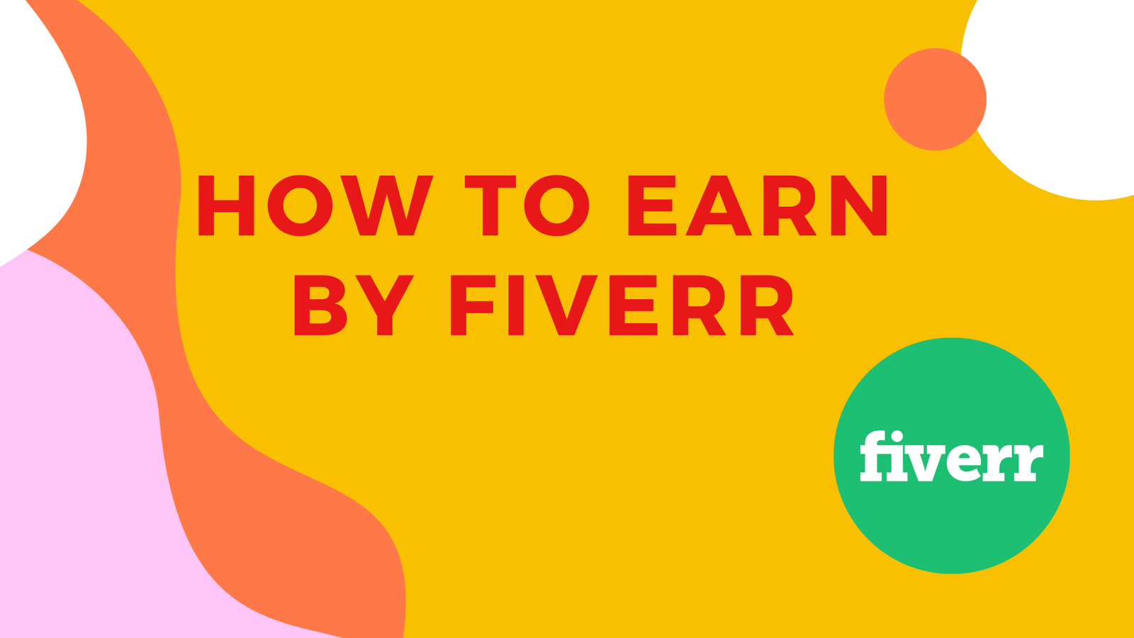 How I earn 550 $ from Fiverr
